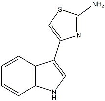 4-(1H-INDOL-3-YL)-1,3-THIAZOL-2-AMINE CAS#: 22258-56-6