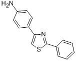 4-(2-PHENYL-1,3-THIAZOL-4-YL)ANILINE CAS#: 25021-48-1