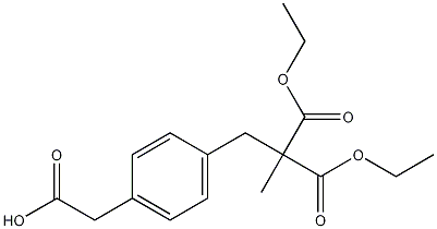 4-(2,2-Dicarboethoxy-propyl)phenylacetic Acid CAS#: 223123-57-7