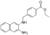 4-((3-AMINO-2-NAPHTHYL)AMINOMETHYL)BENZOIC ACID ETHYL ESTER CAS#: 202582-07-8