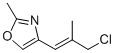 4-(3-CHLORO-2-METHYLPROP-1-ENYL)-2-METHYL-1,3-OXAZOLE CAS#: 207303-15-9