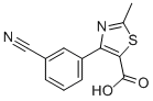 4-(3-CYANOPHENYL)-2-METHYL-5-THIAZOLECARBOXYLIC ACID CAS#: 209732-38-7