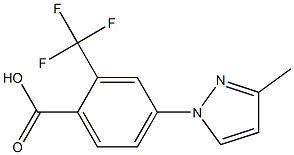 4-(3-Methyl-1H-pyrazol-1-yl)-2-trifluoromethylbenzoic acid CAS#: 220462-01-1