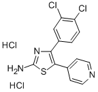 4-(3,4-DICHLOROPHENYL)-5-(4-PYRIDINYL)-2-THIAZOLAMINE CAS#: 252198-68-8