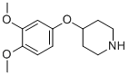 4-(3,4-DIMETHOXYPHENOXY)PIPERIDINE CAS#: 245057-64-1
