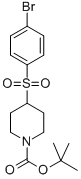 4-(4-BROMO-BENZENESULFONYL)-PIPERIDINE-1-CARBOXYLIC ACID TERT-BUTYL ESTER CAS#: 226398-62-5