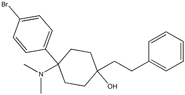 4-(4-Bromophenyl)-4-dimethylamino-1-phenethylcyclohexanol CAS#: 108914-87-0