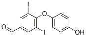 4-(4-Hydroxyphenoxy)-3,5-diiodo-benzaldehyde CAS#: 2828-49-1