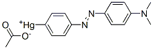 (4-((4-(dimethylamino)phenyl)azo)phenyl)mercuric acetate CAS#: 19447-62-2