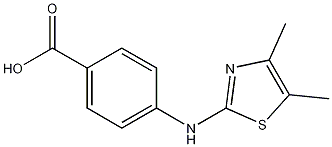 4-(4,5-DIMETHYLTHIAZOL-2-YLAMINO)BENZOIC ACID CAS#: 100142-85-6