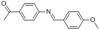 4-ACETYL-N-(4-METHOXYBENZYLIDENE)ANILIN& CAS#: 23596-02-3