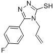 4-ALLYL-5-(4-FLUOROPHENYL)-4H-1,2,4-TRIAZOLE-3-THIOL CAS#: 205806-31-1