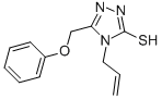 4-ALLYL-5-(PHENOXYMETHYL)-4H-1,2,4-TRIAZOLE-3-THIOL CAS#: 21358-15-6
