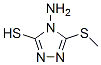 4-AMINO-5-(METHYLTHIO)-4H-1,2,4-TRIAZOLE-3-THIOL CAS#: 21532-03-6
