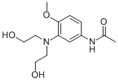 4-Acetylamino-2-(bis(2-hydroxyethyl)amino)anisole CAS#: 24530-67-4