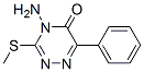 4-Amino-3-methylthio-6-phenyl-1,2,4-triazine-5-one CAS#: 21087-63-8