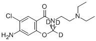 4-Amino-5-chloro-N-(2-(diethylamino)ethyl)-2-methoxybenzamide CAS#: 364-62-5