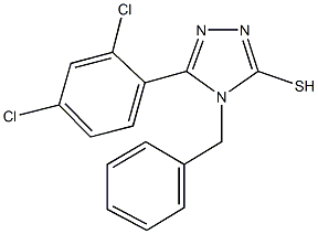 4-BENZYL-5-(2,4-DICHLOROPHENYL)-4H-1,2,4-TRIAZOLE-3-THIOL CAS#: 23282-91-9