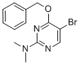 4-BENZYLOXY-5-BROMO-2-(N,N-DIMETHYLAMINO)PYRIMIDINE CAS#: 205672-20-4