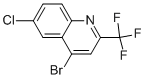 4-BROMO-6-CHLORO-2-(TRIFLUOROMETHYL)QUINOLINE CAS#: 18706-32-6