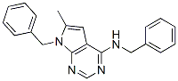 4-Benzylamino-6-methyl-7-benzylpyrrolo(2,3-d)pyrimidine CAS#: 26035-98-3