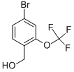 (4-Bromo-2-(trifluoromethoxy)phenyl)methanol CAS#: 220996-81-6