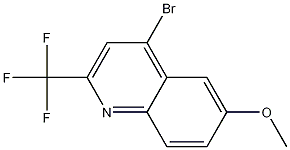 4-Bromo-6-methoxy-2-(trifluoromethyl)quinoline CAS#: 18706-38-2