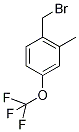 4-(Bromomethyl)-3-methylphenyl trifluoromethyl ether, 1-(Bromomethyl)-2-methyl-4-(trifluoromethoxy)benzene CAS#: 261951-95-5