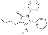 4-Butyl-1,2-diphenyl-3-methoxy-3-pyrazolin-5-one CAS#: 27258-01-1