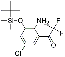 4-CHLORO-2-TRIFLUOROACETYL-6-(TERT-BUTYLDIMETHYLSILYLOXY)ANILINE CAS#: 205756-24-7