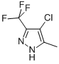 4-CHLORO-3-TRIFLUOROMETHYL-5-(METHYL)PYRAZOLE CAS#: 235106-12-4