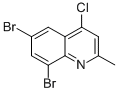 4-CHLORO-6,8-DIBROMO-2-METHYLQUINOLINE CAS#: 203626-29-3