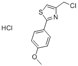 4-(CHLOROMETHYL)-2-(4-METHOXYPHENYL)-1,3-THIAZOLE HYDROCHLORIDE CAS#: 23421-57-0