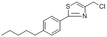 4-(CHLOROMETHYL)-2-(4-PENTYLPHENYL)-1,3-THIAZOLE CAS#: 215778-81-7