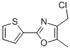 4-(CHLOROMETHYL)-5-METHYL-2-THIEN-2-YL-1,3-OXAZOLE CAS#: 202595-63-9