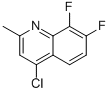 4-Chloro-7,8-difluoro-2-methylquinoline CAS#: 288151-46-2