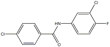 4-Chloro-N-(3-chloro-4-fluorophenyl)benzaMide, 97% CAS#: 256444-32-3