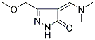 4-DIMETHYLAMINOMETHYLENE-5-METHOXYMETHYL-2,4-DIHYDRO-PYRAZOL-3-ONE CAS#: 240799-57-9