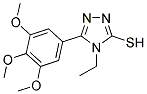 4-ETHYL-5-(3,4,5-TRIMETHOXYPHENYL)-4H-1,2,4-TRIAZOLE-3-THIOL CAS#: 23714-51-4