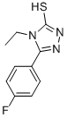 4-ETHYL-5-(4-FLUOROPHENYL)-1,2,4-TRIAZOLE-3-THIOL CAS#: 29552-52-1
