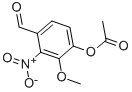 4-FORMYL-2-METHOXY-3-NITROPHENYL ACETATE CAS#: 2698-69-3