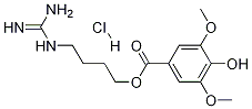4-Guanidinobutyl 4-hydroxy-3,5-diMethoxybenzoate hydrochloride CAS#: 24735-18-0