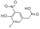 4-HYDROXY-3-IODO-5-NITRO-PHENYLACETIC ACID CAS#: 2646-51-7