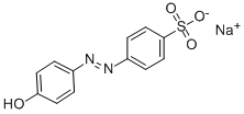 4-HYDROXYAZOBENZENE-4'-SULFONIC ACID SODIUM SALT CAS#: 2623-36-1