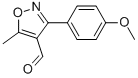 4-Isoxazolecarboxaldehyde,3-(4-methoxyphenyl)-5-methyl-(9CI) CAS#: 273223-12-4