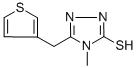 4-METHYL-5-(3-THIENYLMETHYL)-4H-1,2,4-TRIAZOLE-3-THIOL CAS#: 262610-50-4