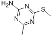 4-METHYL-6-(METHYLTHIO)-1,3,5-TRIAZIN-2-AMINE CAS#: 27622-90-8