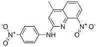 4-Methyl-8-nitro-2-(p-nitroanilino)quinoline CAS#: 25404-80-2