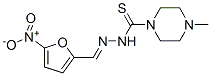 4-Methyl-N'-(5-nitrofurfurylidene)-1-piperazinecarbothiohydrazide CAS#: 14052-75-6