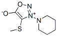 4-(Methylthio)-3-(1-piperidinyl)sydnone CAS#: 29179-73-5